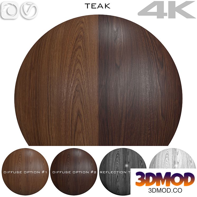 Texture Teak №1 木纹