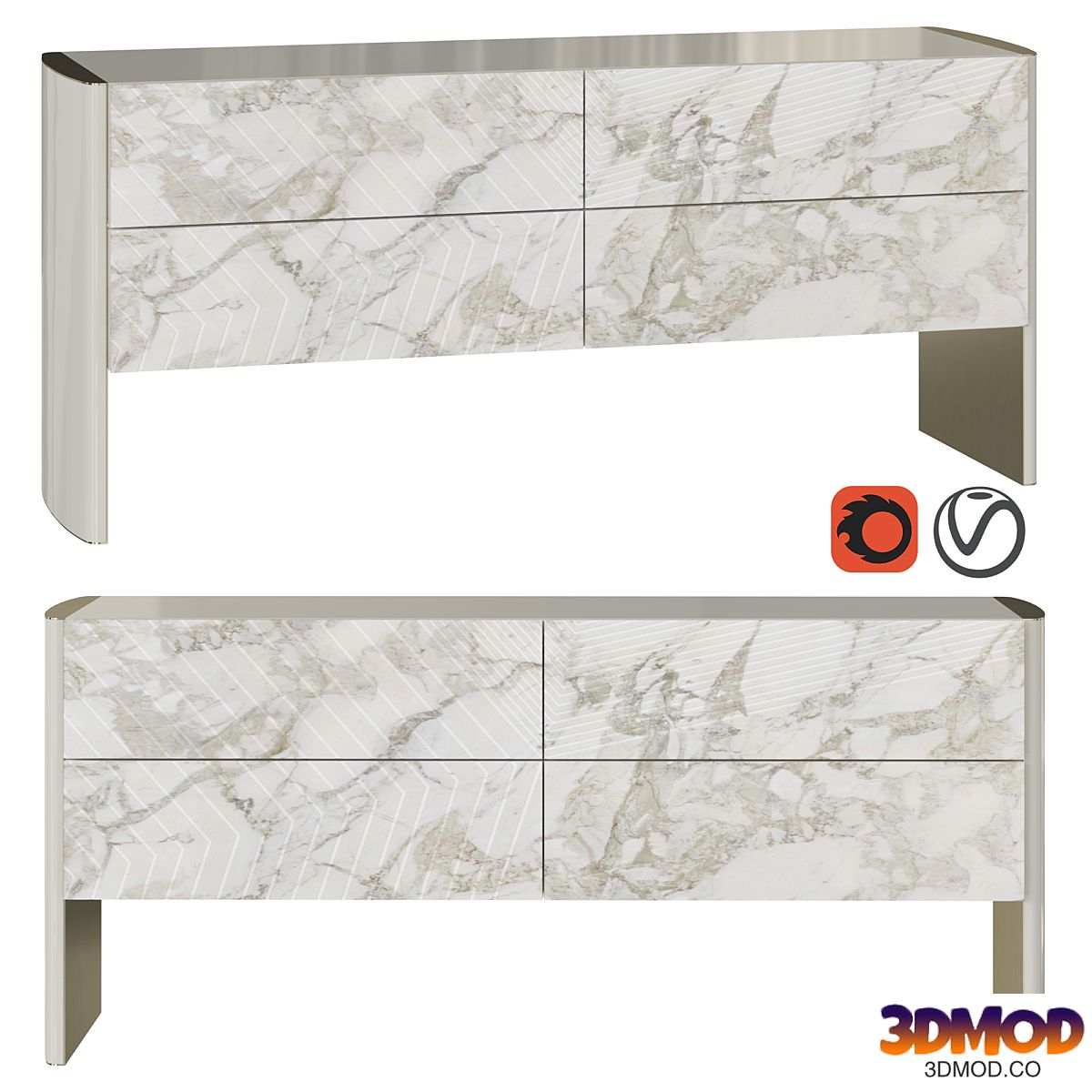 Dresser Linfa by Hessentia Cornelio Cappellini 边柜