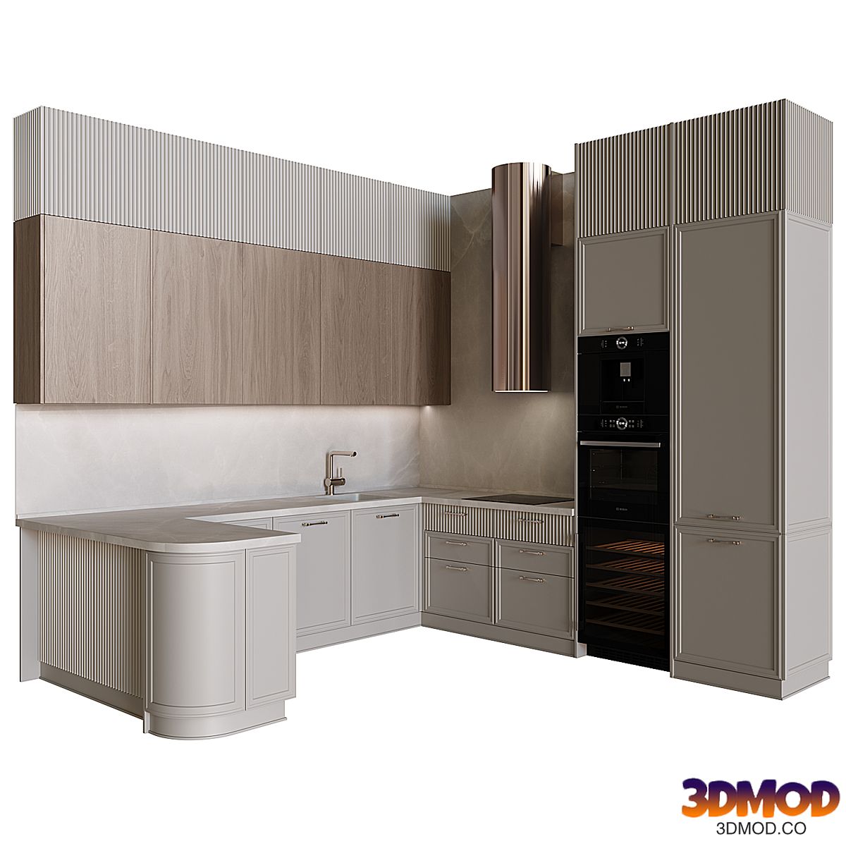 Neoclassical kitchen 30 厨房橱柜