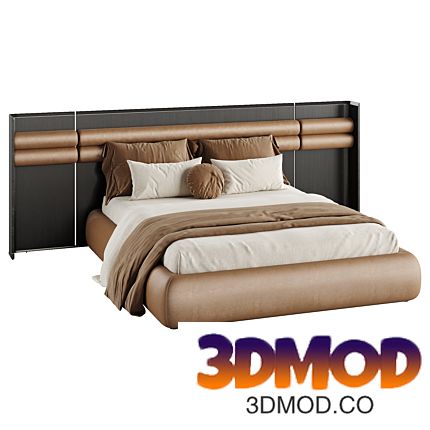 Sunrise bed by Gallotti and Radice 双人床