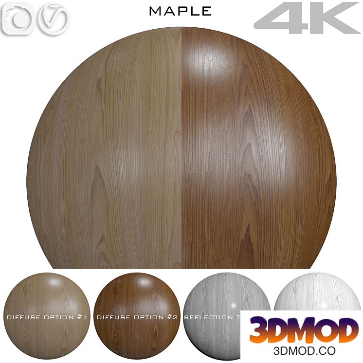 Seamless texture - Maple 4 木纹