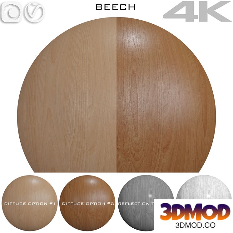 Texture Beech №2 木纹
