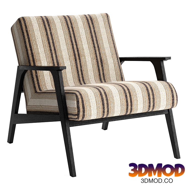 Armchair VICAL Striped Nuk 休闲椅