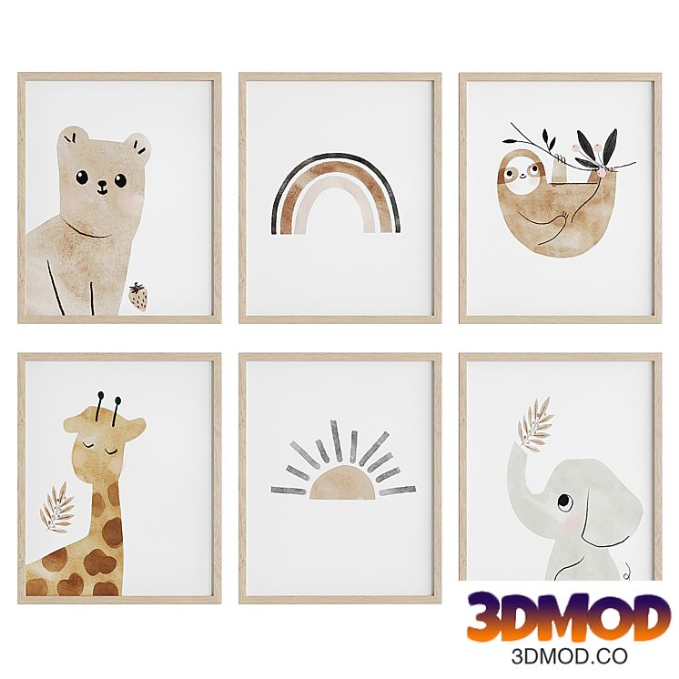 Kids canvas art prints 40 挂画