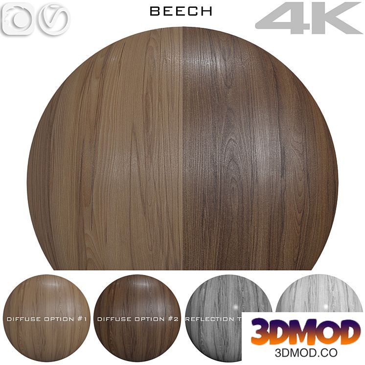 Texture Beech №4 木纹