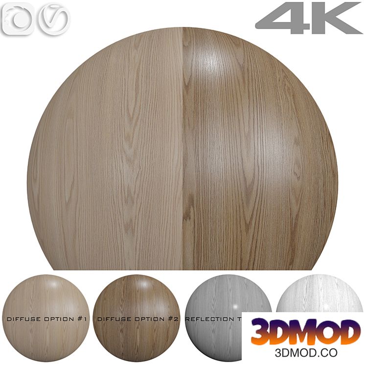Wood texture - Oak №2 木纹
