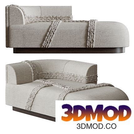 AEQUŌ ILIA LONG SOFA EMBROIDERED 多人沙发