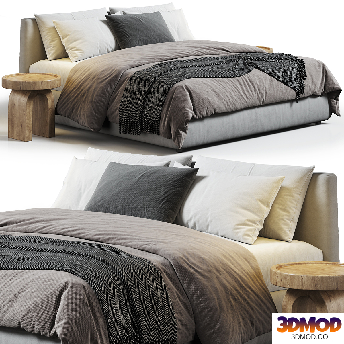 Flou Mercurio Bed 双人床