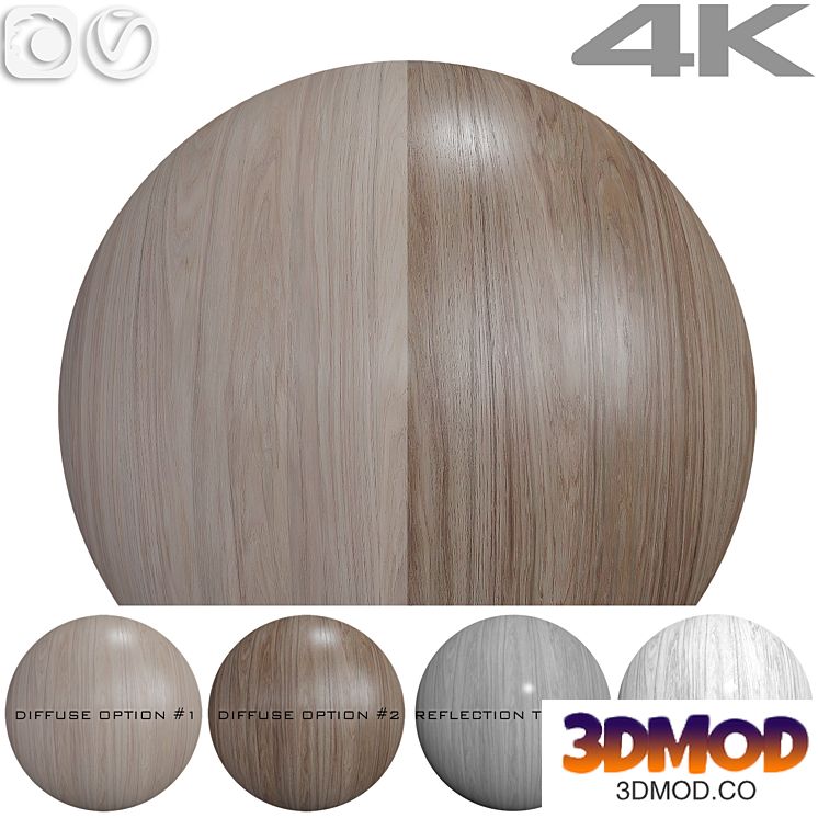 Wood Texture - Hickory 木纹