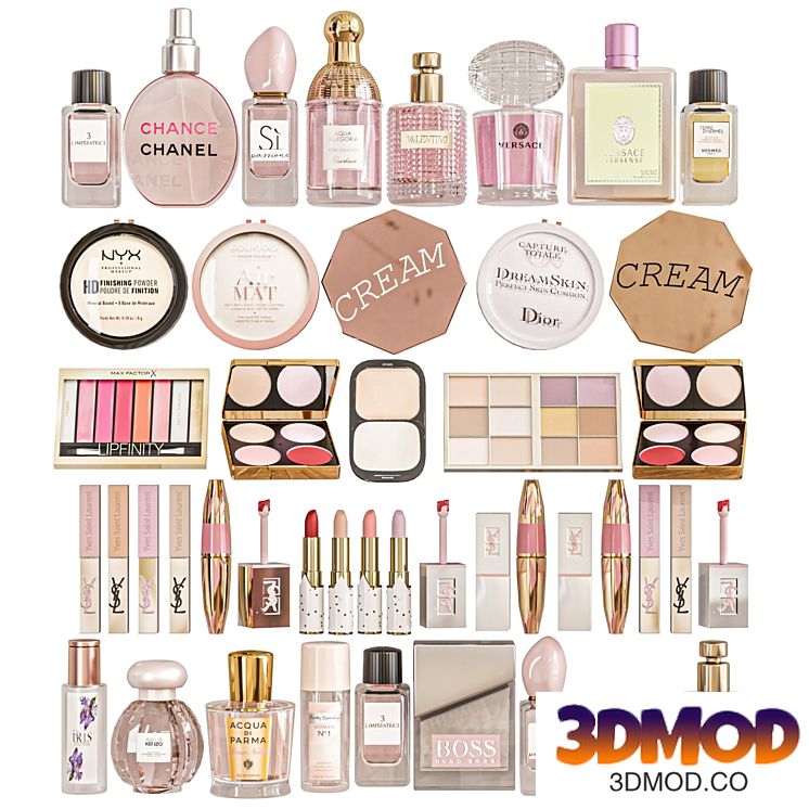 Set of cosmetics for the bathroom or beauty salon 211 化妆品