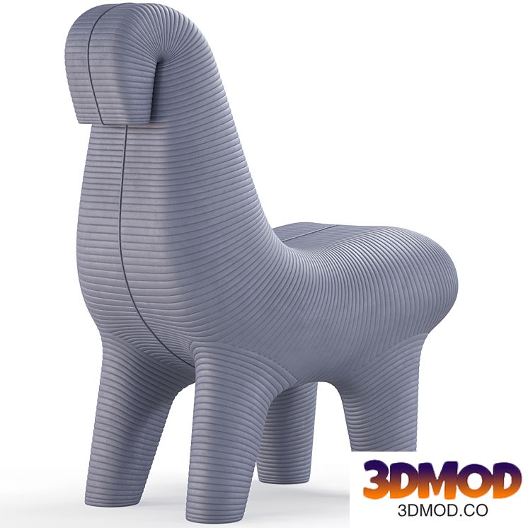 Chair from the Qeeboo factory, Ghoda series 儿童椅