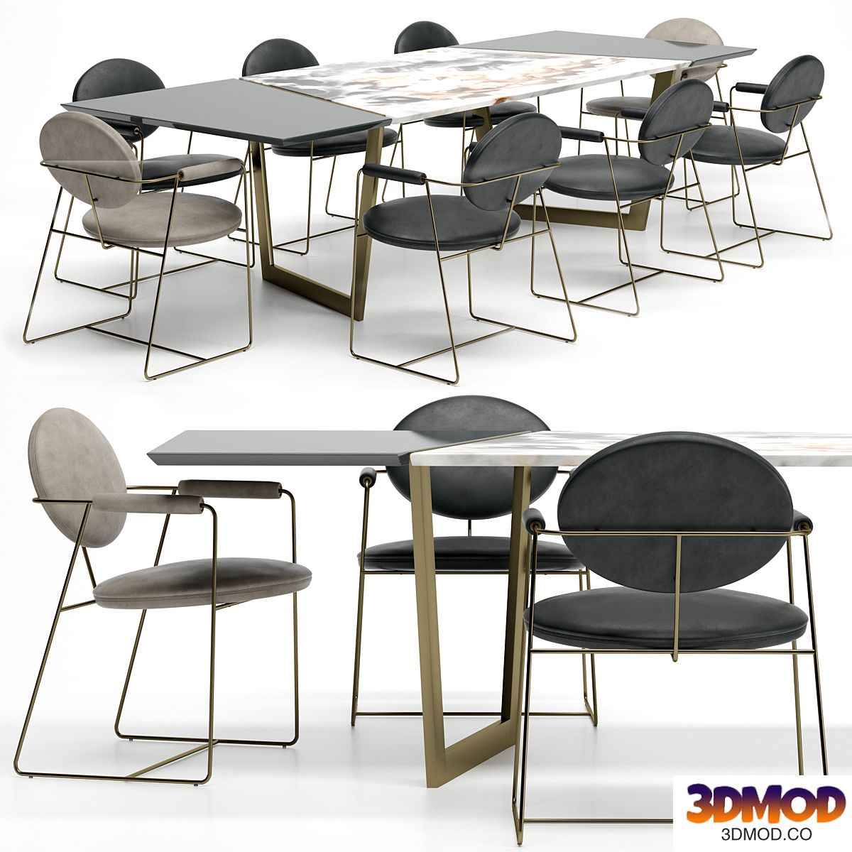 Baxter Dining Set 餐桌椅