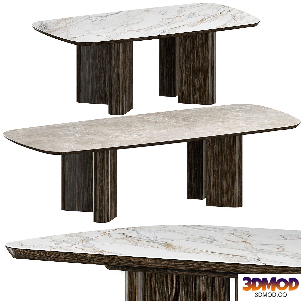 Table Geometric Wood 餐桌