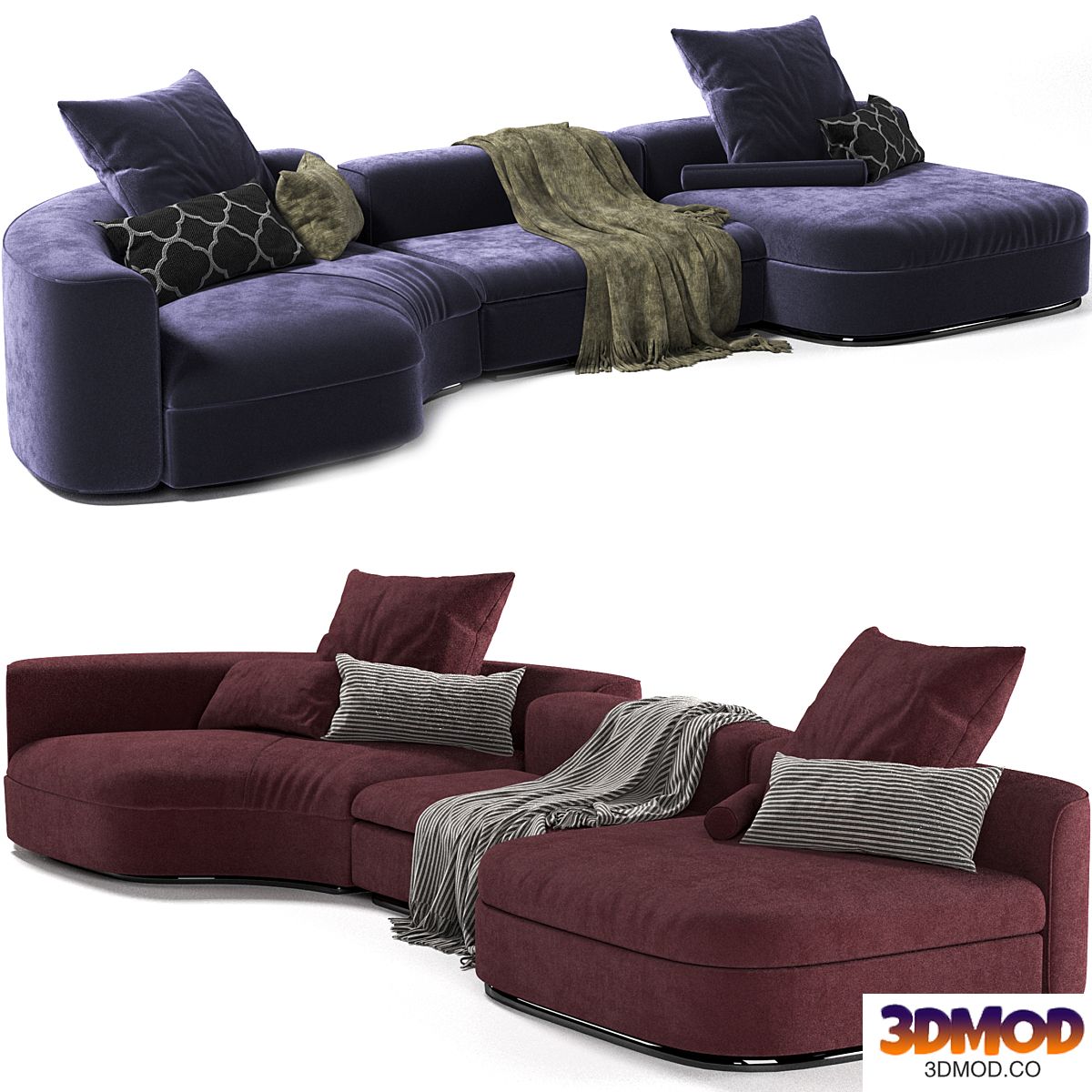 Baxter Piaf Sofa 多人沙发