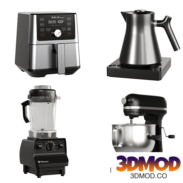 Kitchen Small Appliance Set 3 咖啡机热水壶