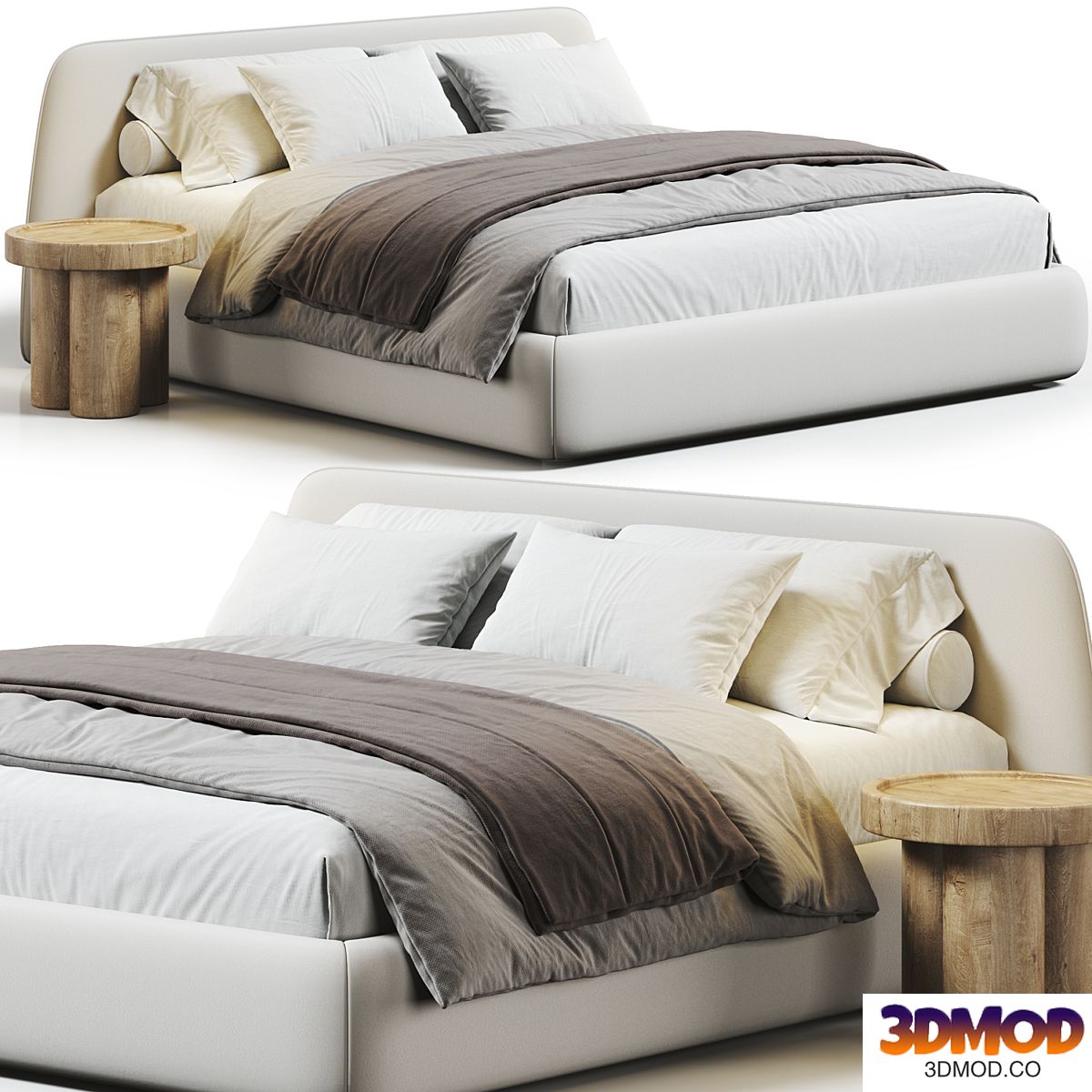 Boca Slim Bed 双人床