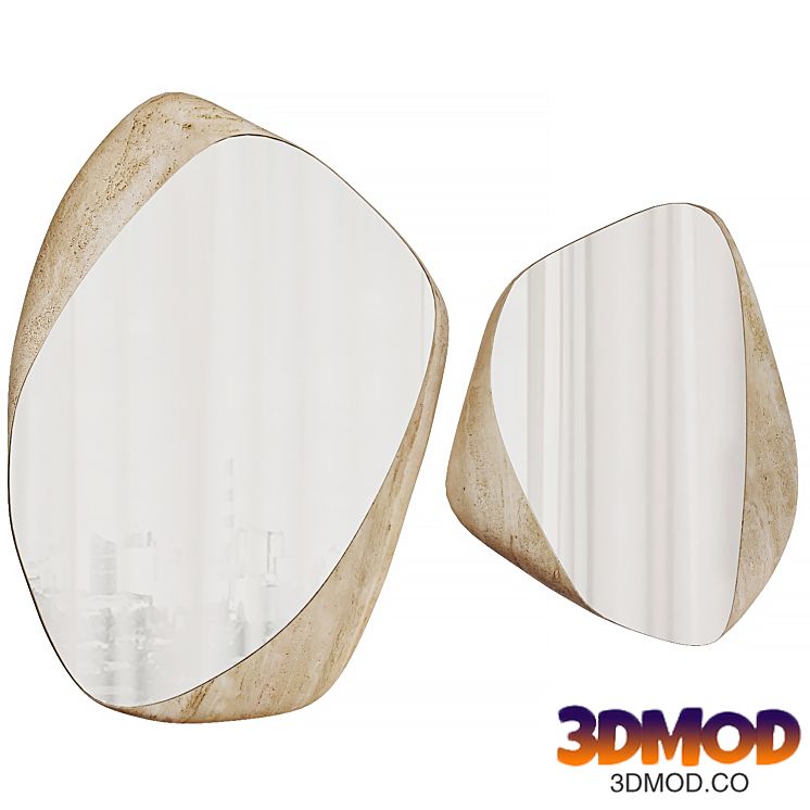 KIRA TRAVERTINE MIRROR 镜子