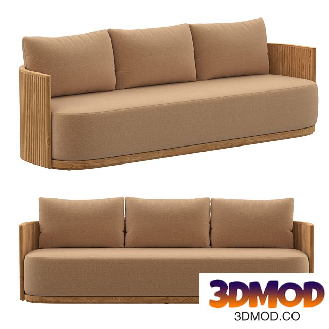 BYRON TEAK SOFA 多人沙发
