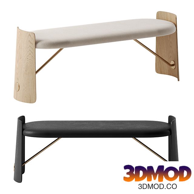 Biscotto bench by Dante 沙发凳