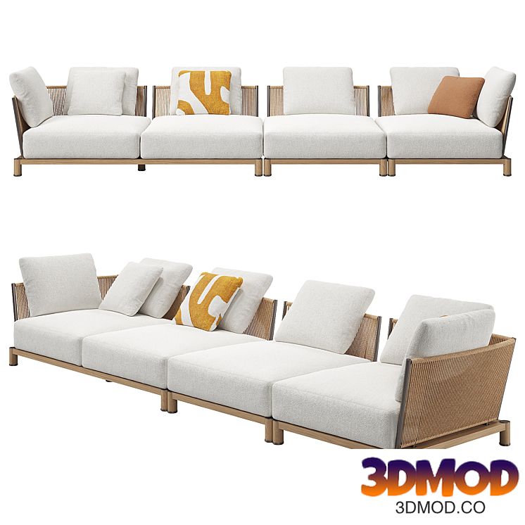 Daylight Sofa 01 by Minotti 多人沙发