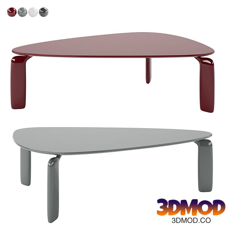 Roche Bobois Pulp Triangular Dining Table, Desk 茶几