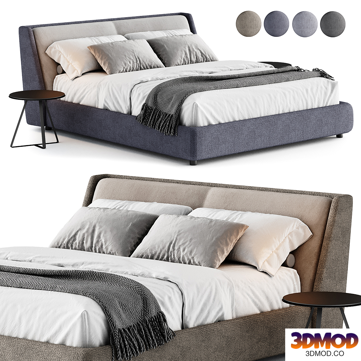 Bronx Bed by Skdesign 双人床