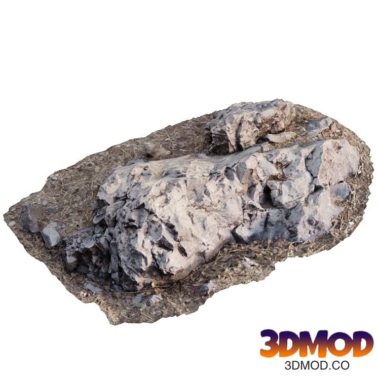 3D scan rock 石头