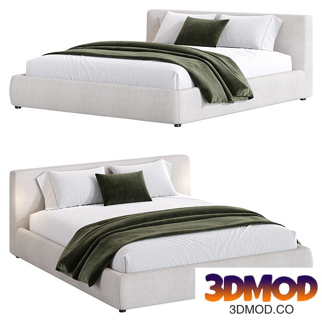 Aubrey Queen Bed Frame 双人床