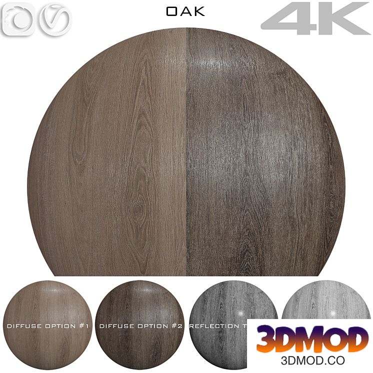 Texture Oak №9 木纹