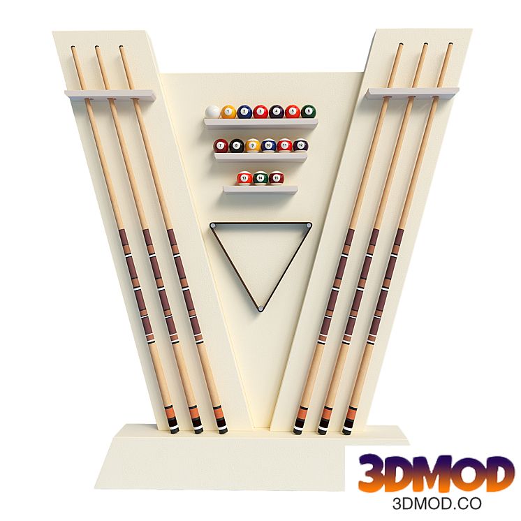 NEW CUE RACK 台球杆