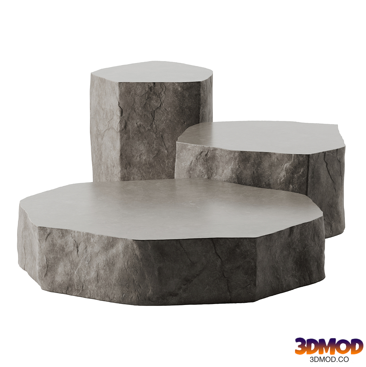 Stone slab coffee tables 茶几
