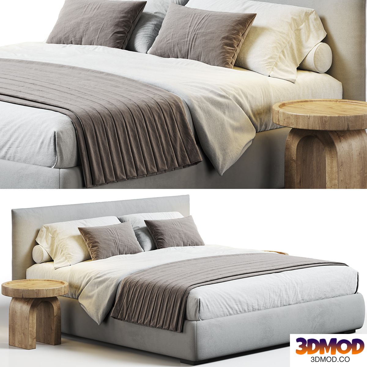 Meridiani Scott Bed 双人床
