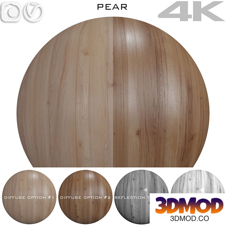 Texture Pear №1 木纹