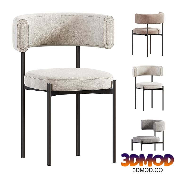 Upholstered Chair Amelie 单椅餐椅