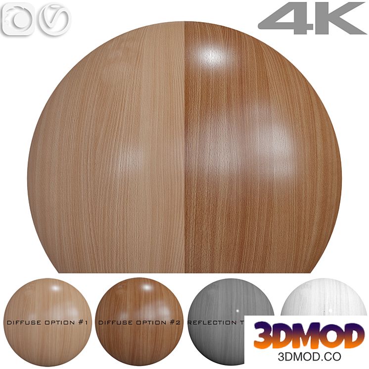 Seamless texture - Beech 木纹