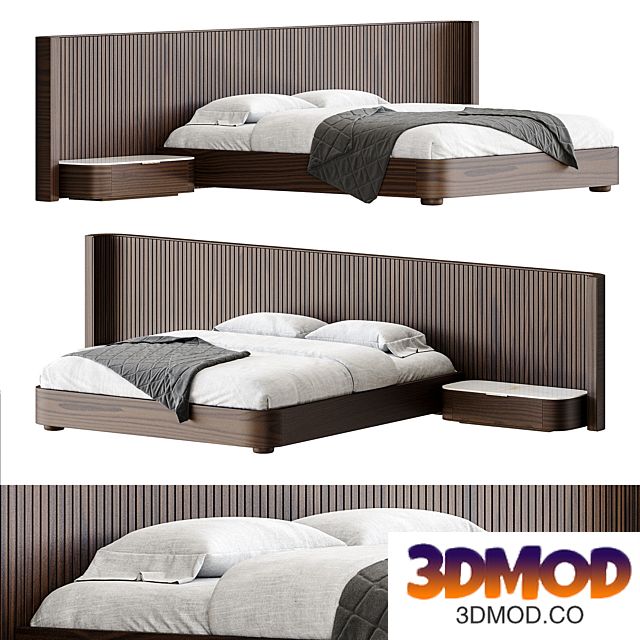 Finnley Extended Headboard Bed 双人床