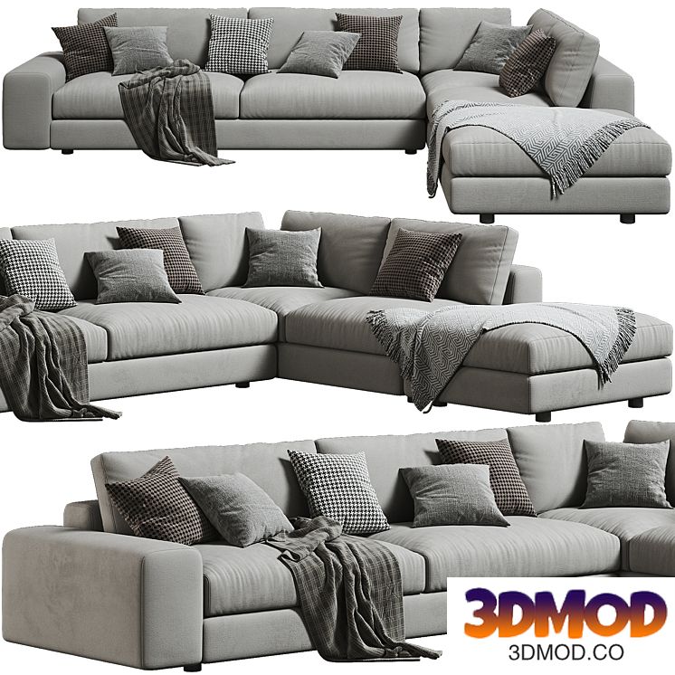 Arflex Low Land Sectional Chaise 多人沙发