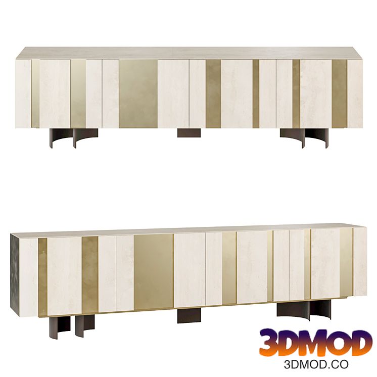 AMSTERDAM KERAMIK By Cattelan Italia 电视柜边柜
