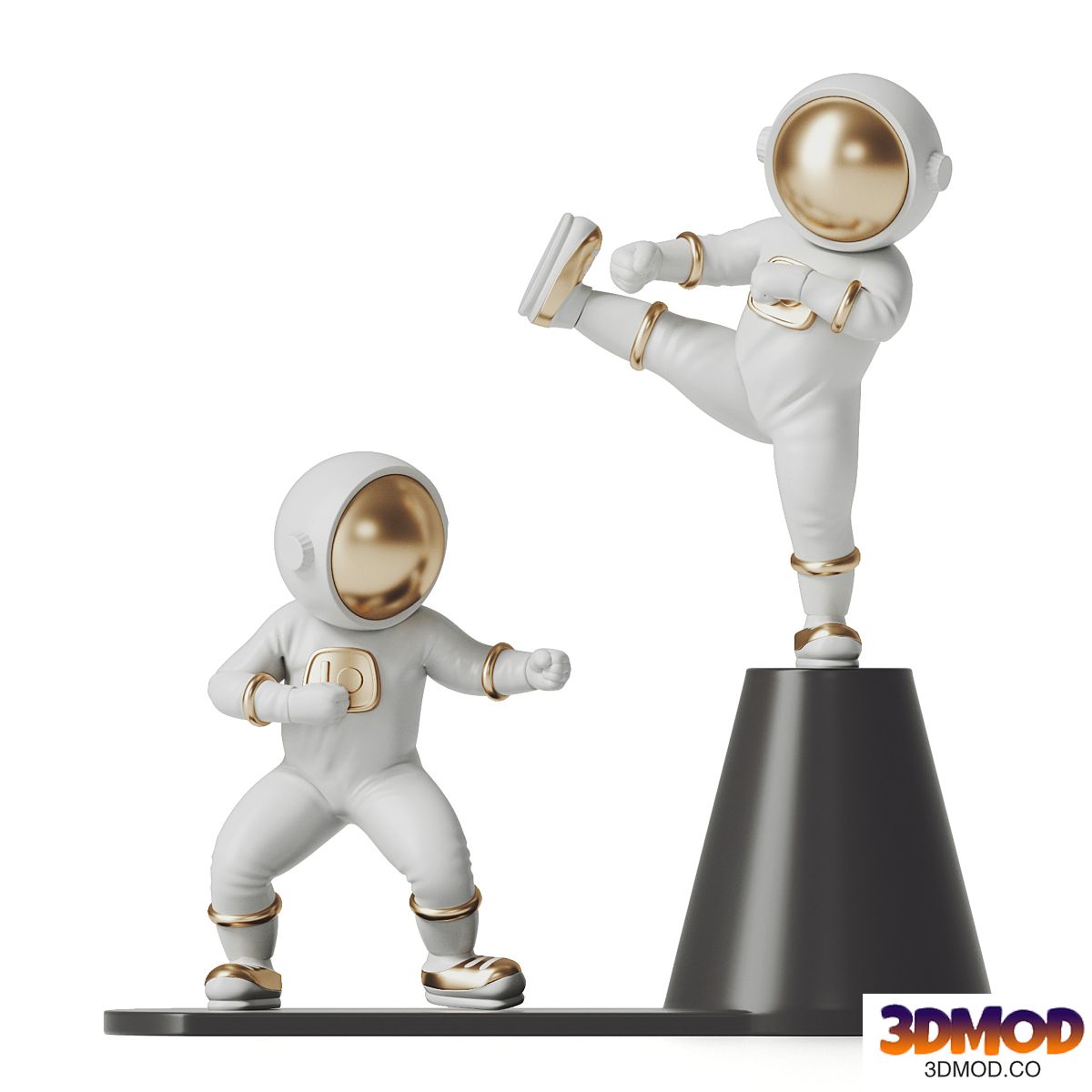 Kung Fu Astronaut 装饰品摆件