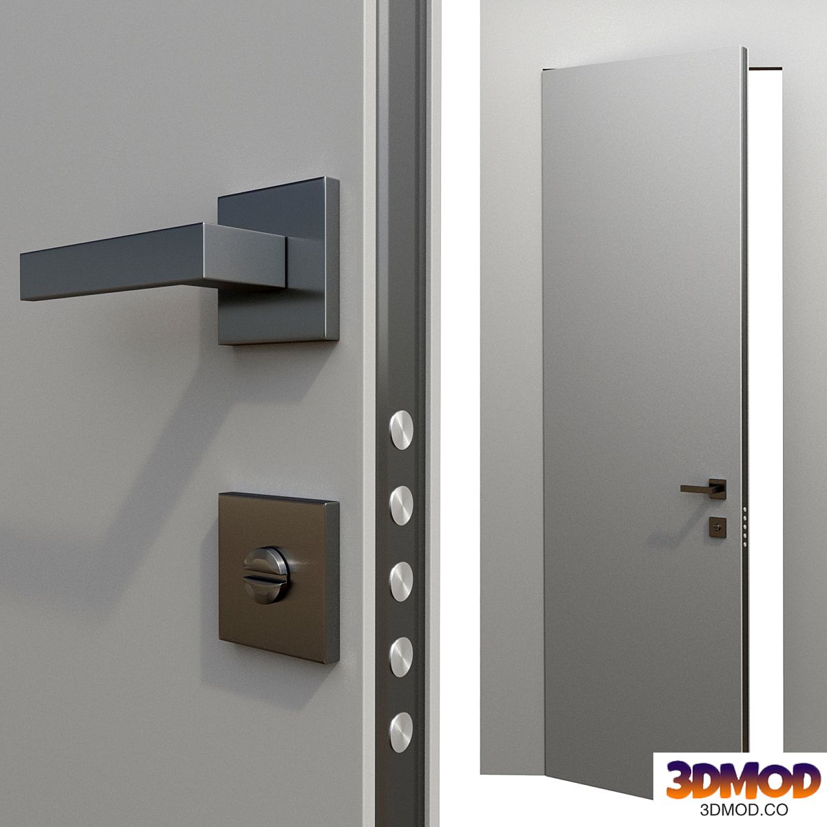 A set of doors with hidden hinges from Jaguar