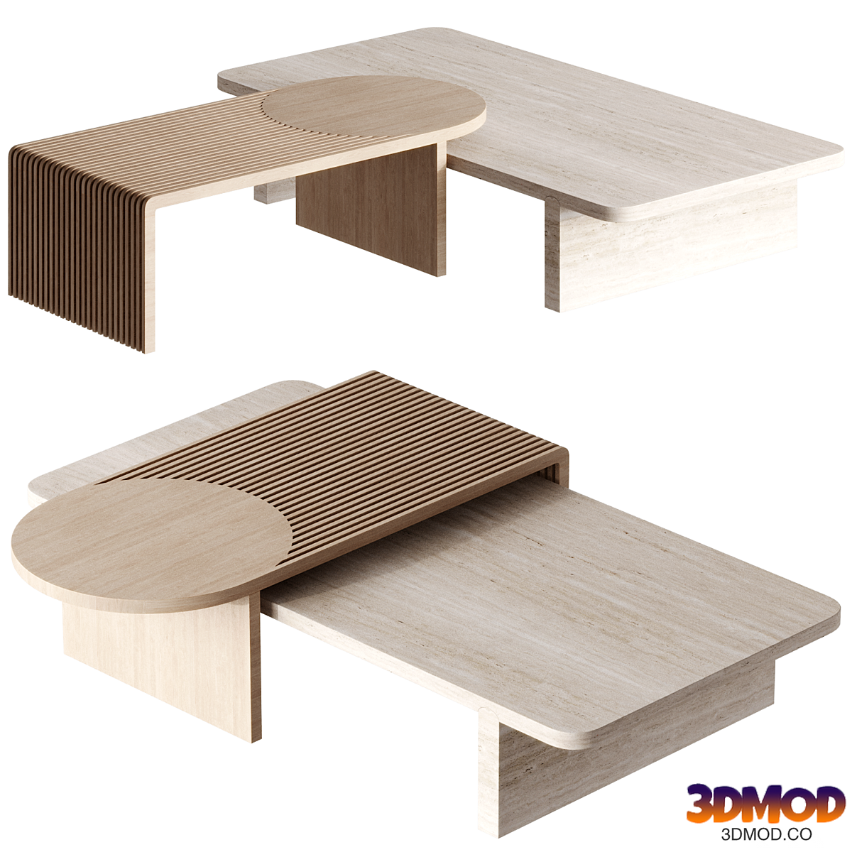 Stick and Stone center table by Dooq 茶几