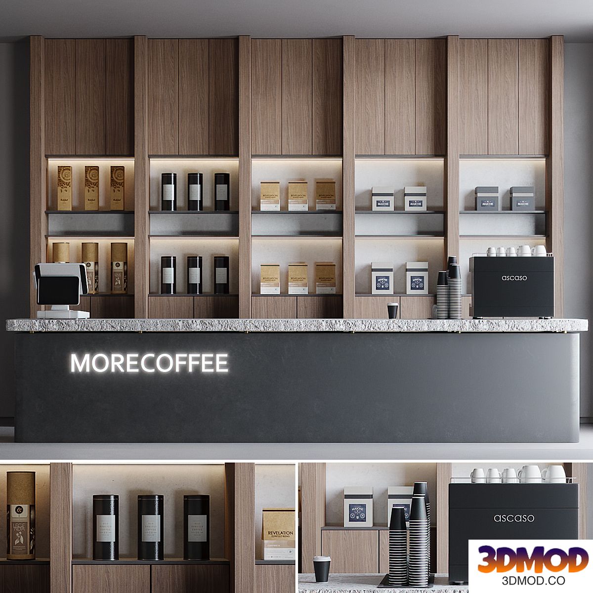 Coffeeshop 2 Morecoffee 咖啡店前台