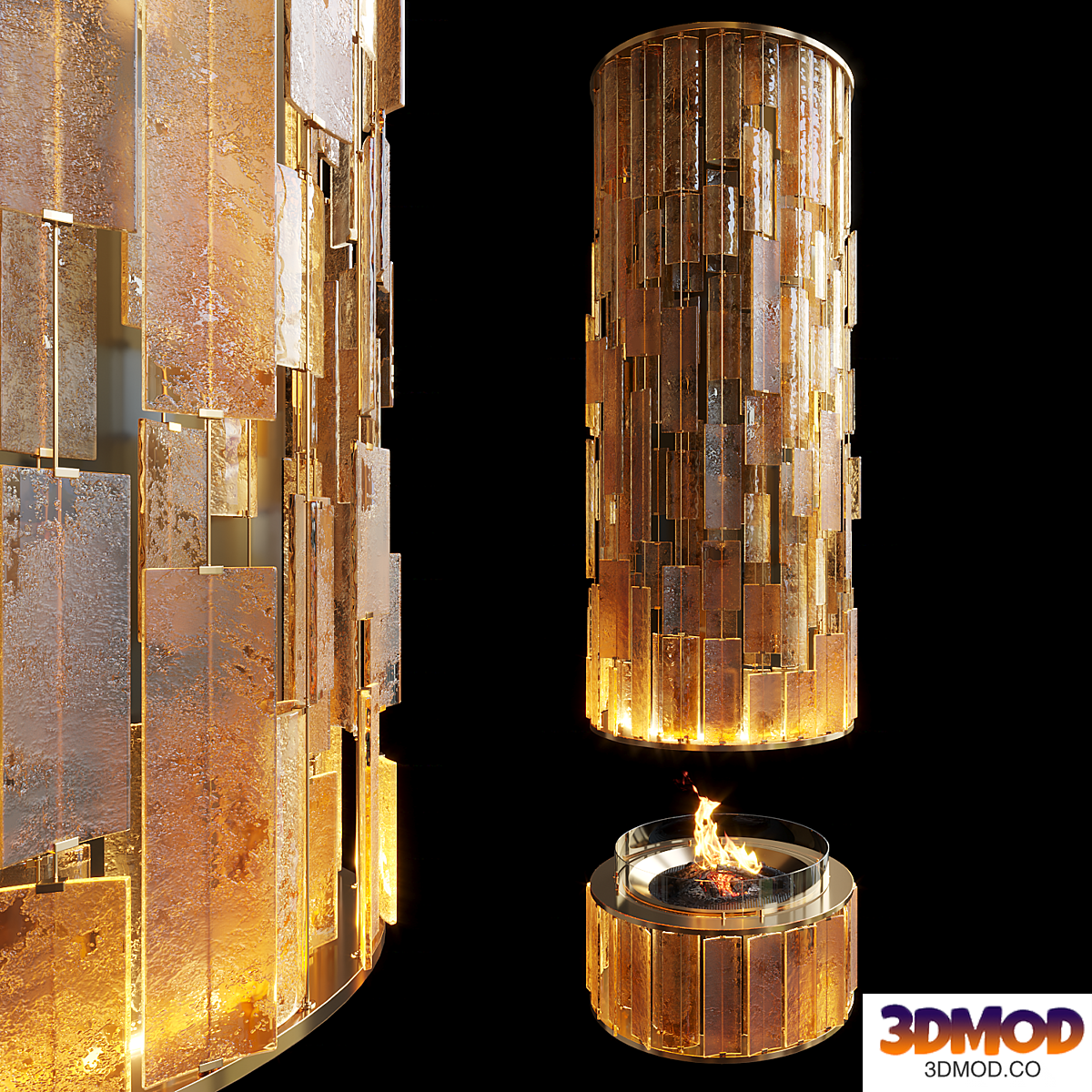 Fireplace Colorice - Vargov Design