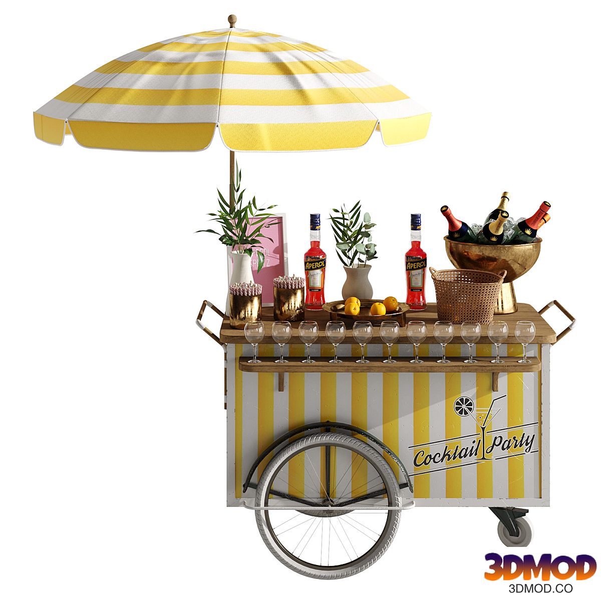 Mini yellow cart 2