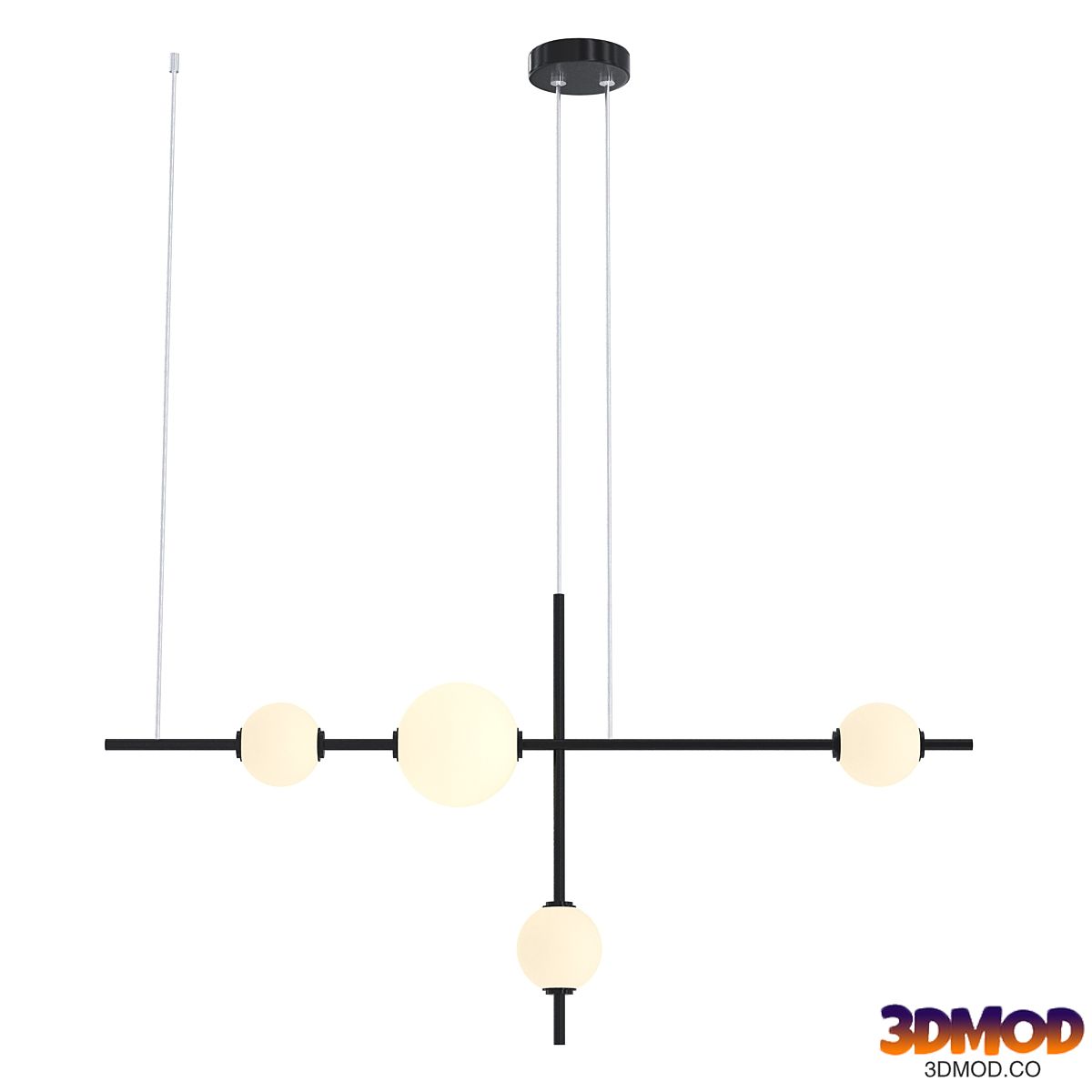 Chandelier zambelis negru
