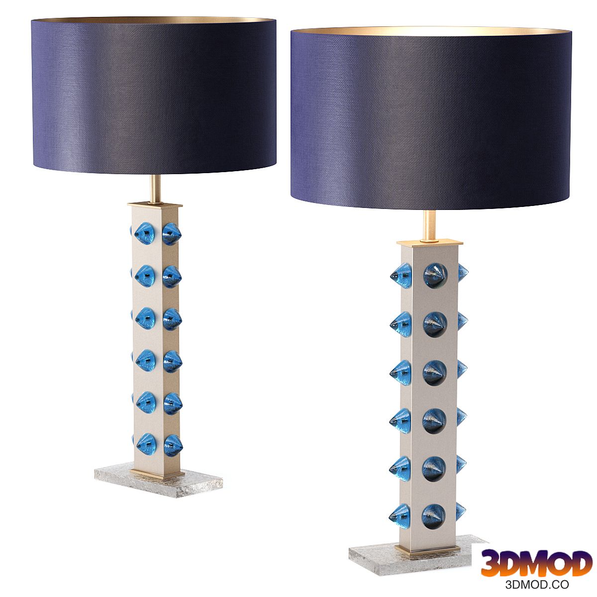 Pair of table Lamp by LA Studio