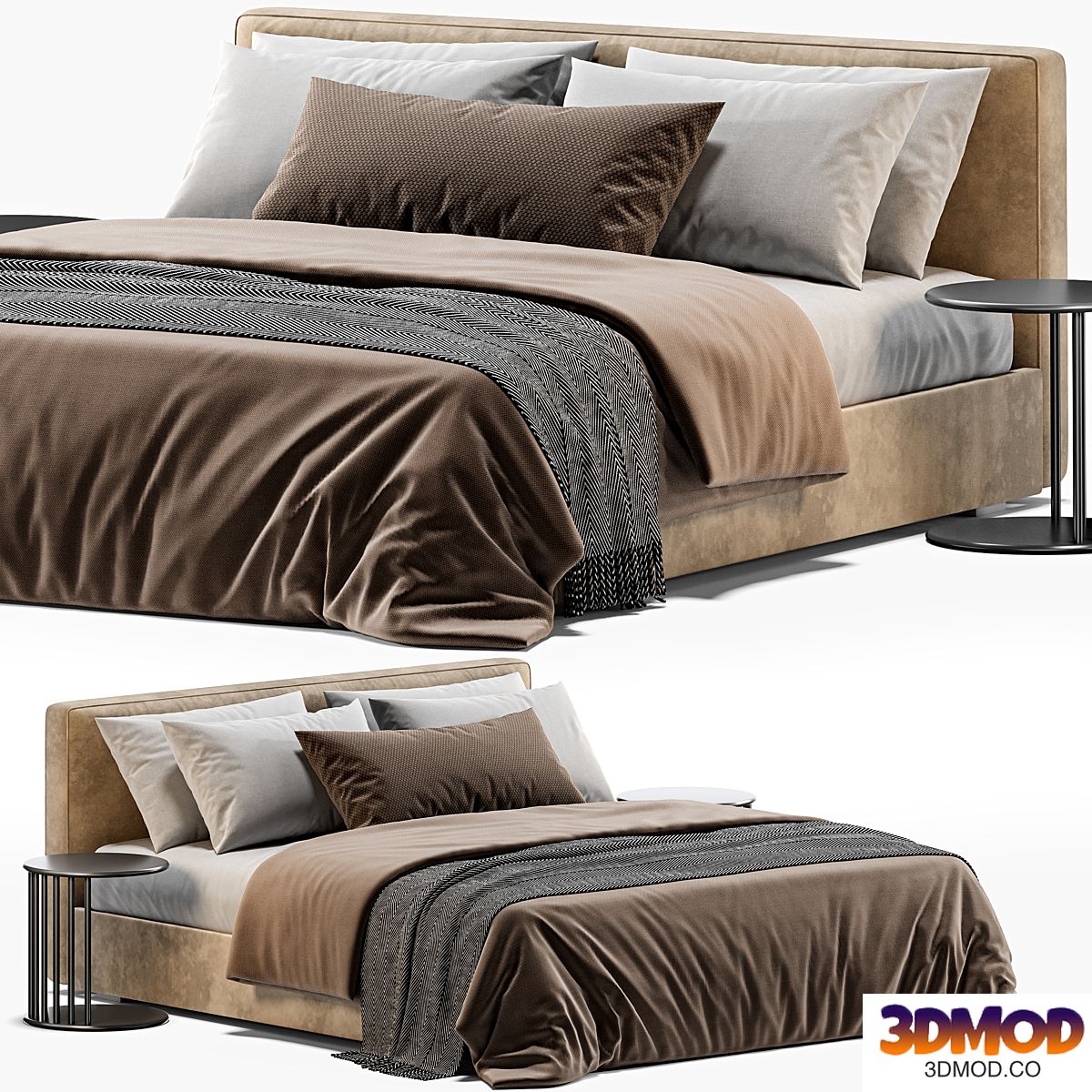 RH Modena Bed