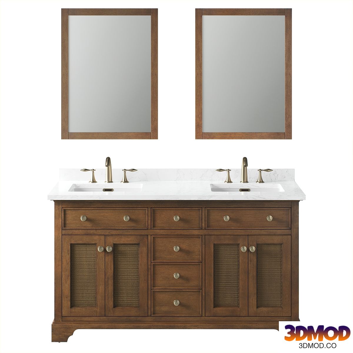 OVE Ophelia 60 Almond Latte Vanity