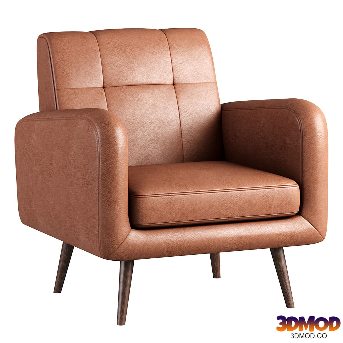 Carson Carrington Keflavik Mid-century Arm Chair