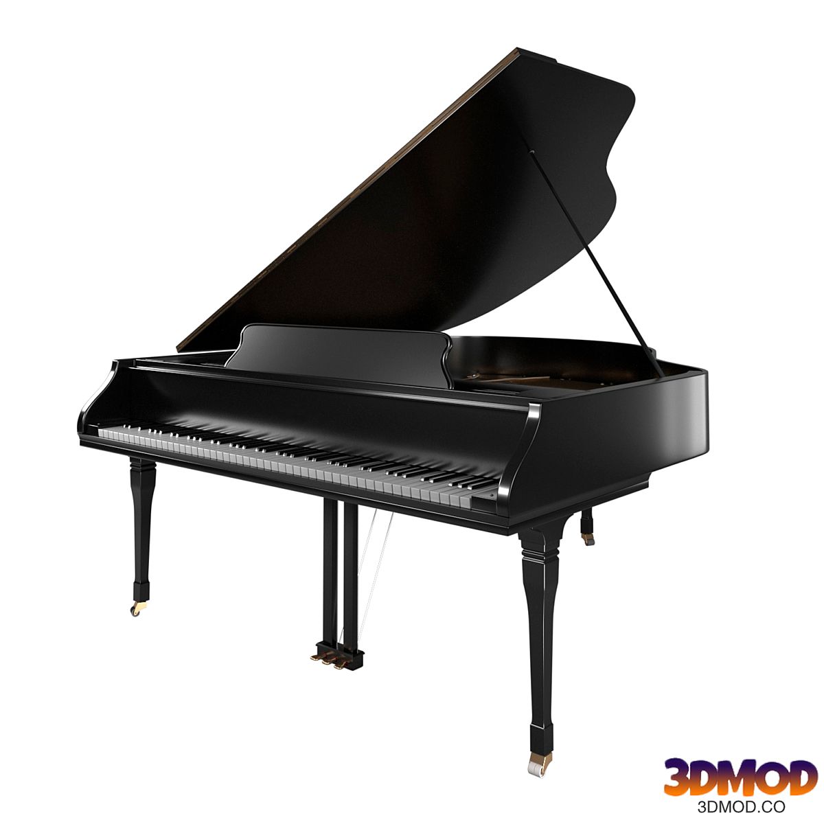 Grand piano classic detailed 钢琴